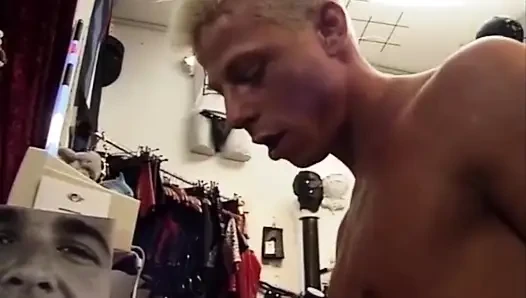 Blonde Guy Fucked In A Sex Toy Shop