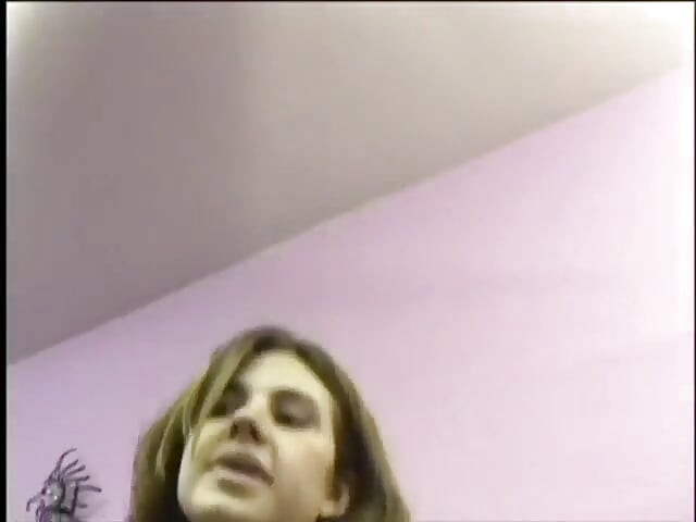 Wendy James sucks on a dildo then fucks her pussy hard with it