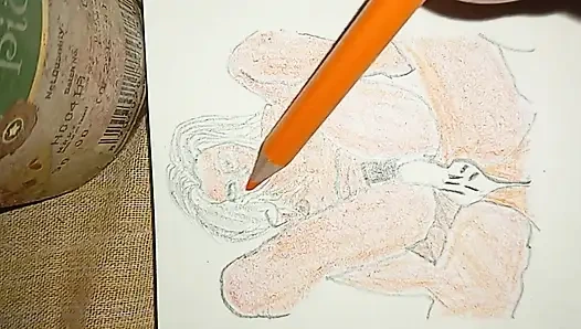 Gerçek kız kardeşim sikişiyor çizim sanatı Hintli ateşli kız kardeş