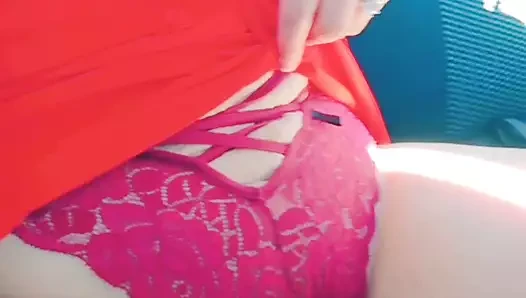 Sexy beautiful sensual Mexican milf with big butt shows her body to the ...