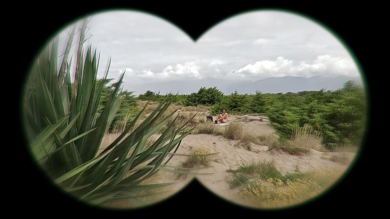 Voyeur Spies Married MILF on Nudist Beach: Tastes Her Wet Lollipop Then Fucks Her Hard in Public