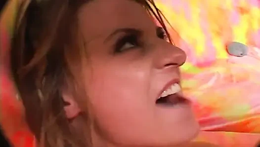 Wild group sex party with hard thrusts and a lot of cum in the mouth