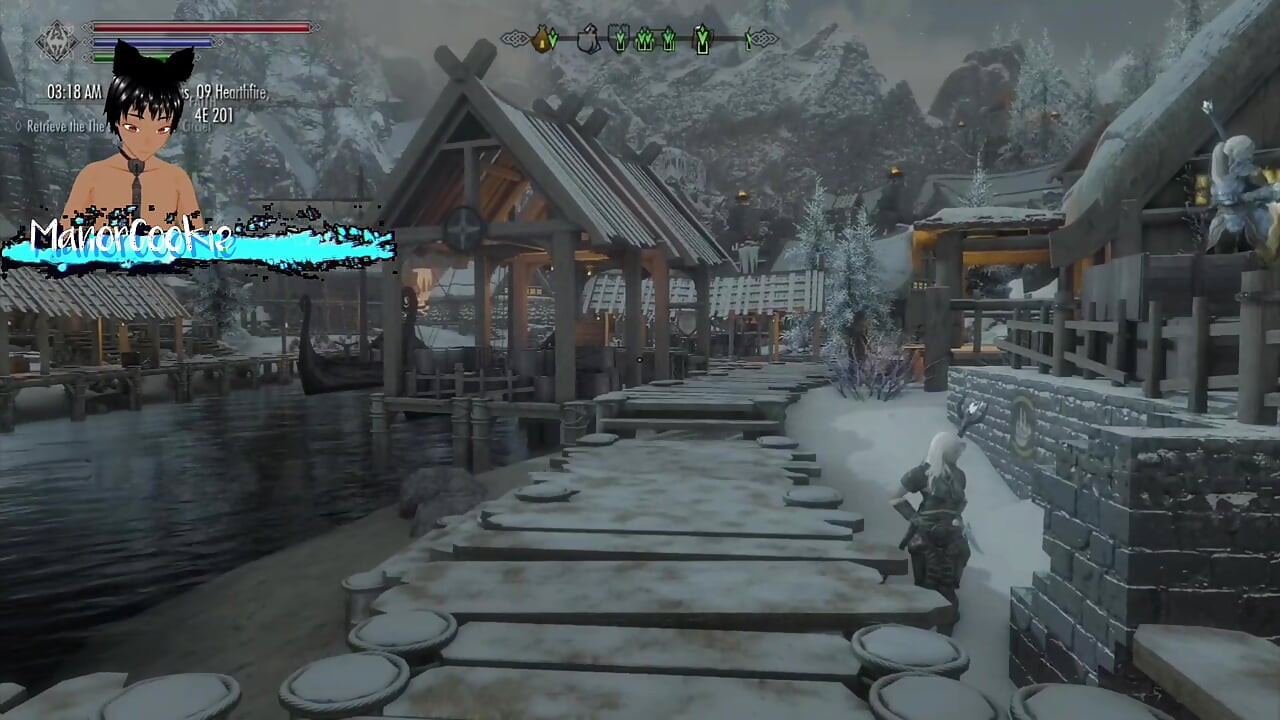 Skyrim B and L mod - Some more exploring and even a cave, time for some ladies