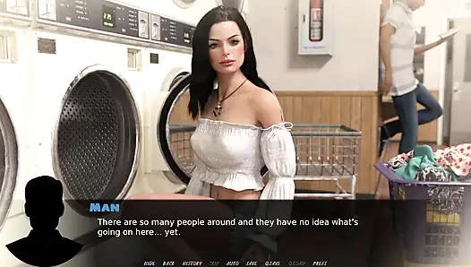 Exciting games: married wife doing naughty things with dildo outdoors and tells everything to her husband ep 11