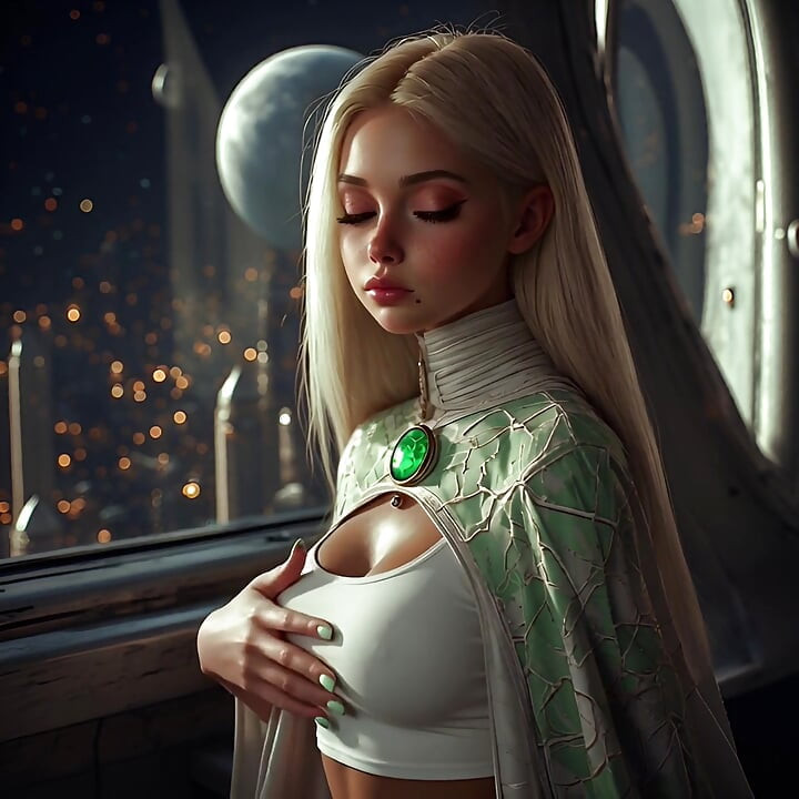 Schoonheid Forsali moon princess - deel 1 - Dazeminax (AI gen)
