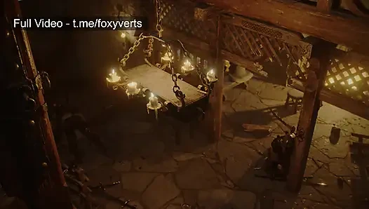 Огре орк с симпатичной эльфой