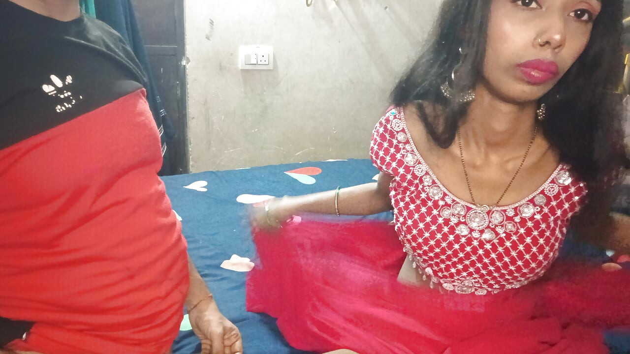 New saree me bhabhi ji ki chudai