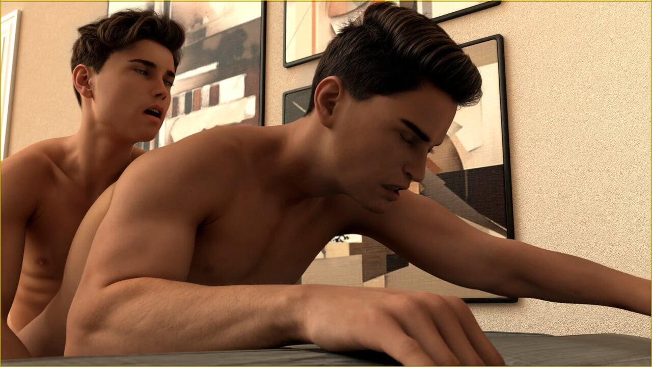 Two 18 Plus Gay Friends Having Anal Sex Creampies