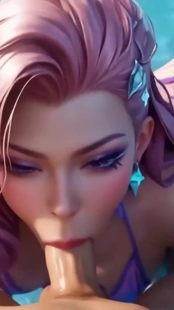 Unforgettable moment from "League of Legends Seraphine cosplay Breast Play, POV Blowjob, and Side Missionary Tease"
