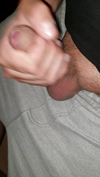 Look how my dick grows, Stroking my cock until I Cum