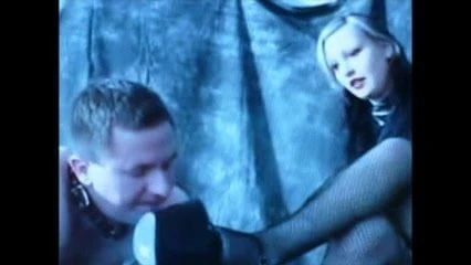 a good stooge must lick the shoes of his Mistress