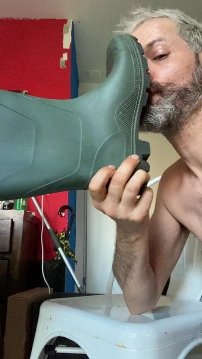 LICKING MY DIRTY GUM BOOTS