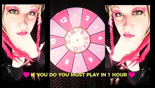 JOI Spin the Wheel Endurance Challenge Do Not Cum Till the End or Play Again