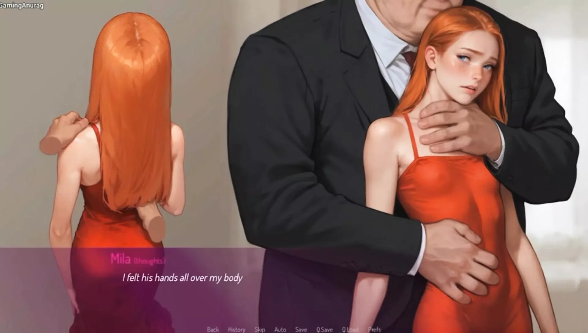 Podvádějící manželka tvrdě od souseda a - 3D animovaný - Mila AI