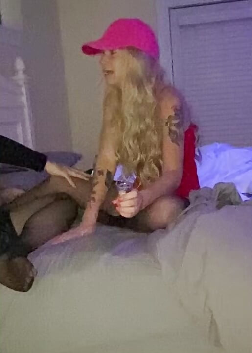 Part 2 Hotwife and Crossdresser hubby in lingerie and stockings have sex talk
