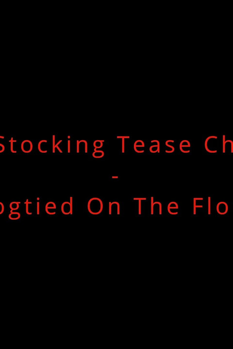 Luna's Stockings Tease Challenge - Hogtied on the Floor