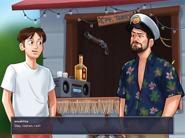 Summertime Saga Part 208 - Cpt.Terry by MissKitty2K