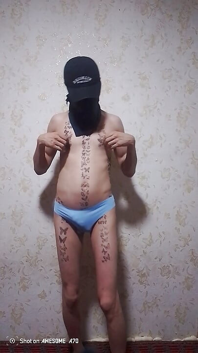 Femboy dresses up