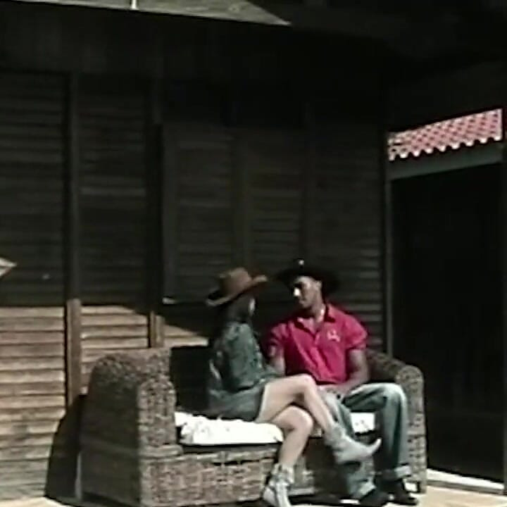 Brunette MILF Learns to Ride Thick Cock on Porch