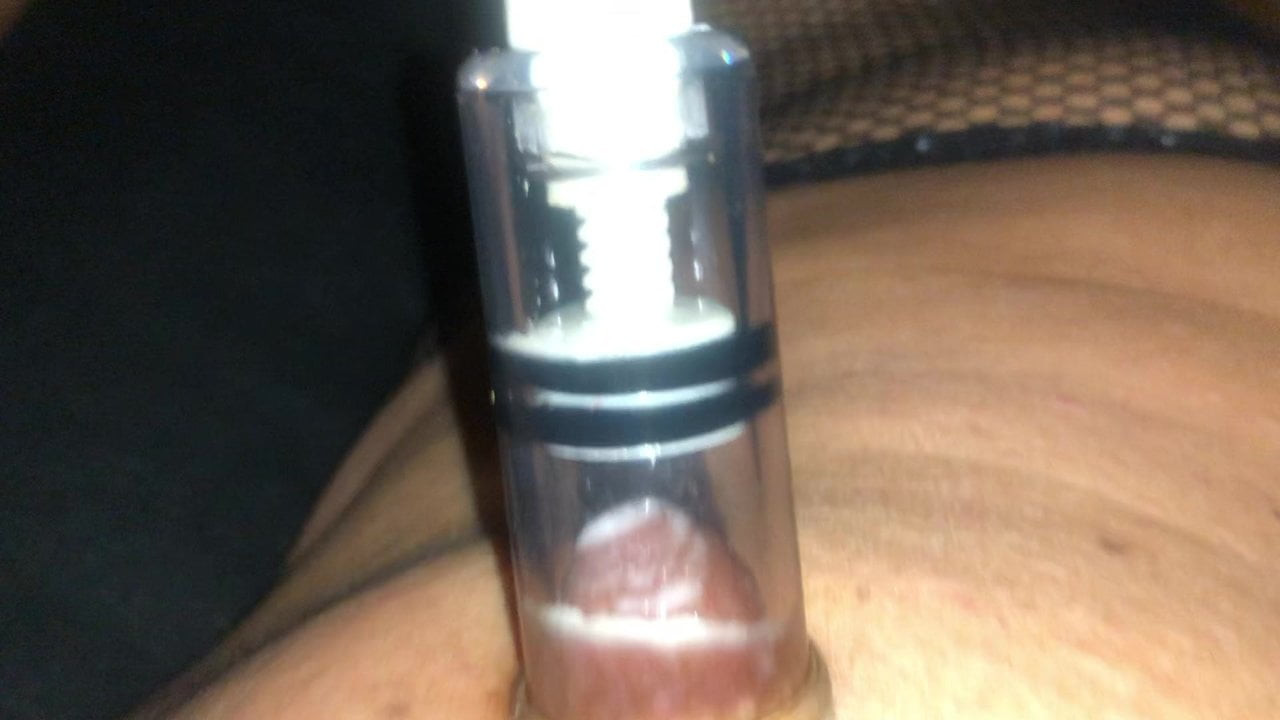 Bondage oiled Cock & Feet & Nipple Sucker