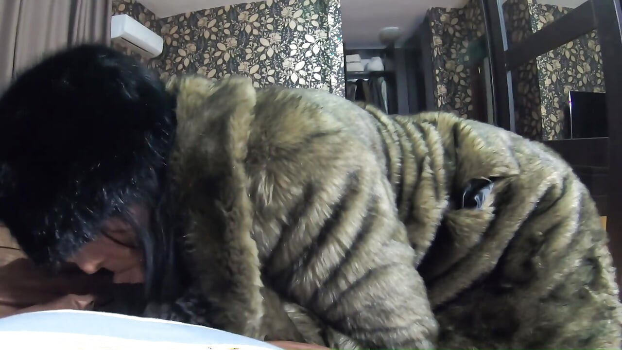 Milfycalla Blowjob in Fur Coats Cum All Over My Expensive Furs