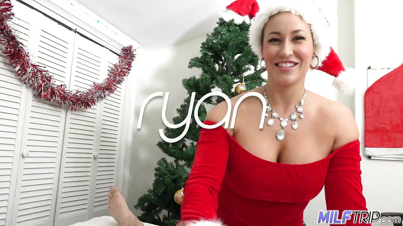 Big Tit MILF Ryan Keely Fucked on Christmas