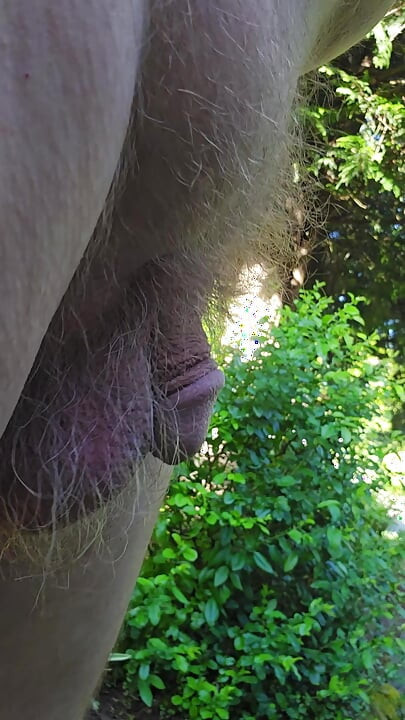 After the Shower then Nude Outside
