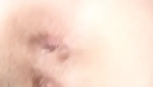 Skinny slut pees on a cup after fucking her cunt