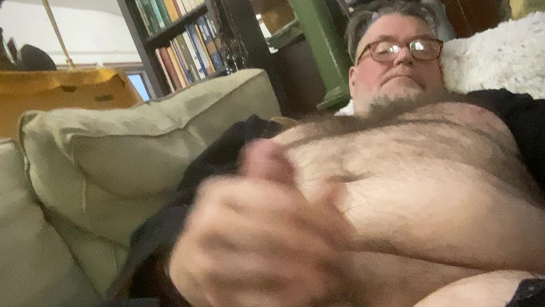 Masturbating