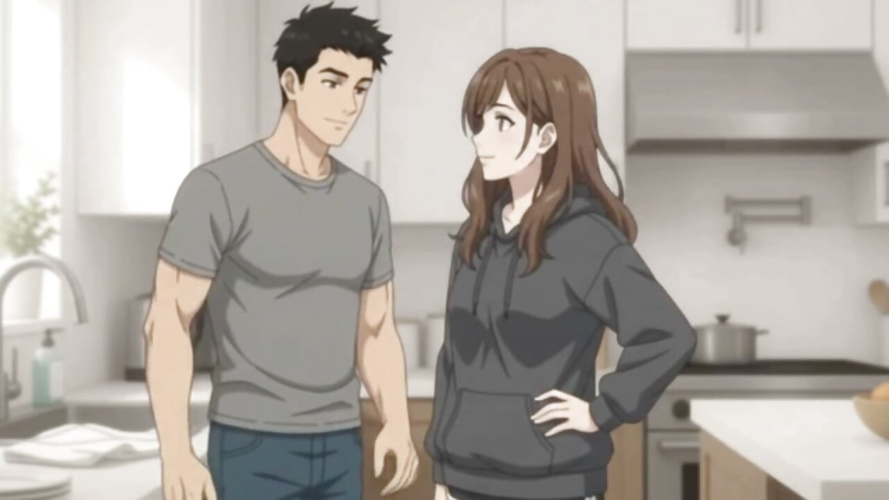 She lost the bet and have to do whatever he say for 24 hours