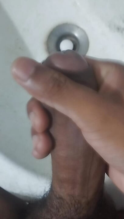 Masturbating alone