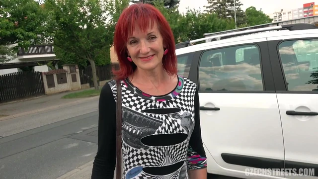 Czech Streets – Mrs Irena Loves Money & Cocks