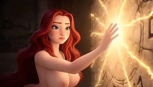 Liora Crimson The Crimson Veil Palace of Shadows Artistic Nude Puzzle Adventure