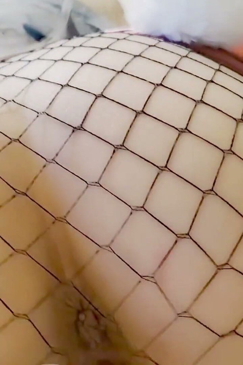 Latex Bunny Suit Vibes on Hairy Pussy
