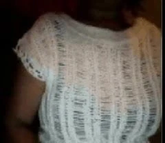 Tibetan mature shows her bra