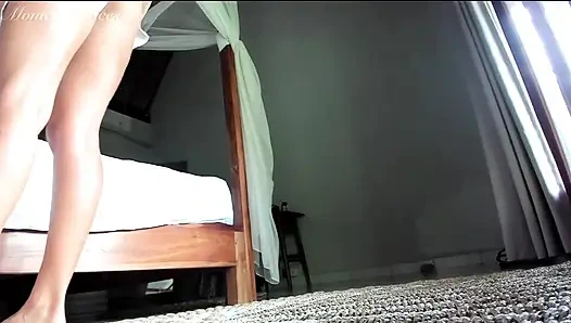 Latihan yoga, seks anal, menggoda pantat, bugil, ganti baju