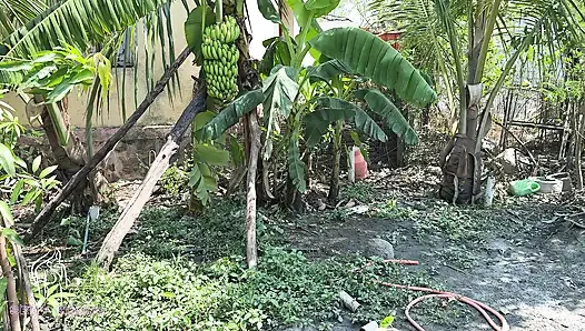 At the gentle farm house, the owner started to the nine-kar, then after a while, she started stumbling on the B.Ed in the house.