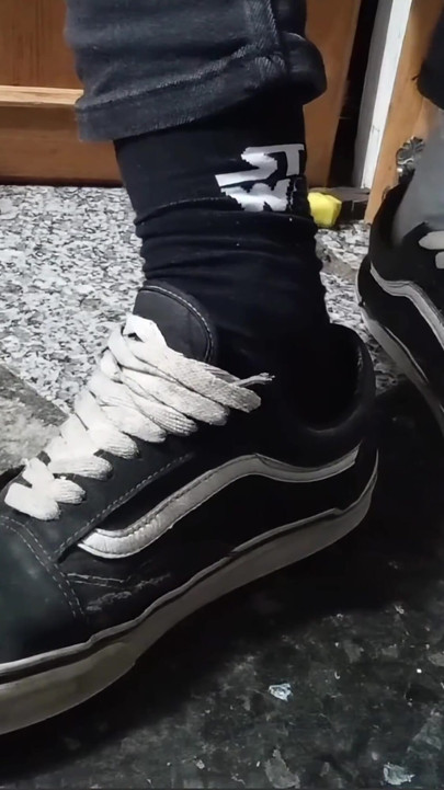 My Vans Skate Shoes and White Socks a Compilation of Videos Where I Play with Them.