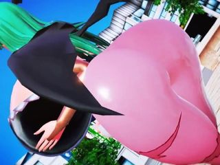 Morrigan And Lilith Aensland Breast Ass Expansion