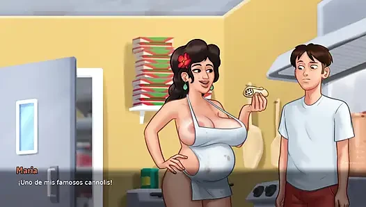 Daondole Hard To My Stepmom In The Kitchen - Summertime Saga