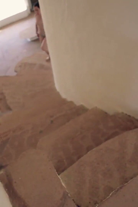 Sexy Student Give Me Risky Blowjob in Abandoned Luxury Villa