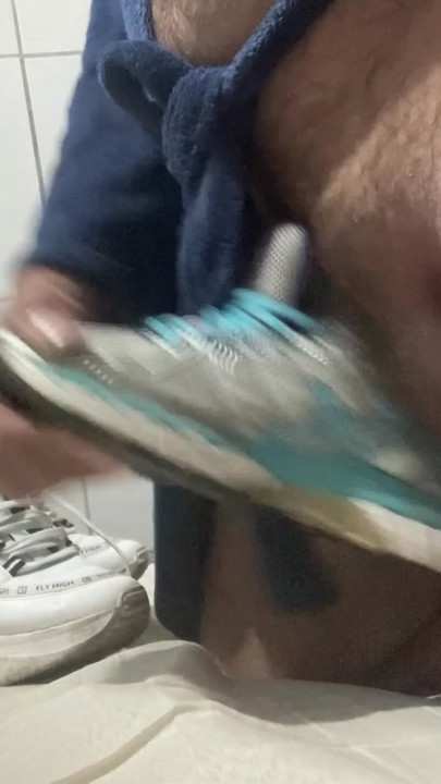 Fucking up my women's sneakers | Clip 1