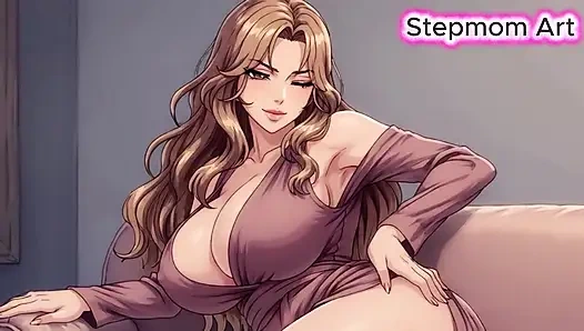 JOI мачеха горячая мачеха - со мной, 100% ты кончишь - грязный разговор