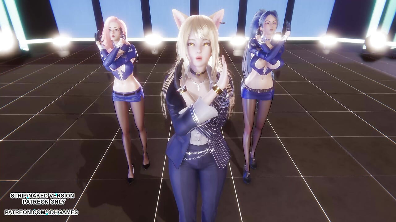 Mmd twice - ahri seraphine kaisa lagi asik ngocok dan ngocok kontolnya - bohongan hentai legendaris tanpa sensor 4k 60fps