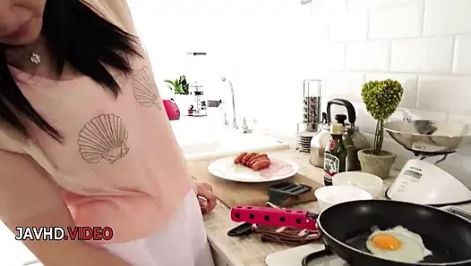 Japanese Maid's Sexy Adventure: Perky Tits and Hardcore Fun with Master