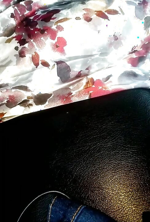 Satin Flower Dress Masturbation