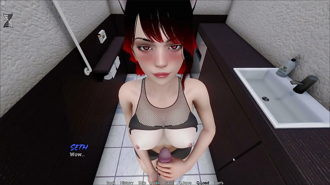 Stepsister Helping Her 18 Plus Stepbro With Mouth Inside Toilet