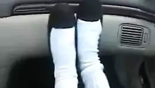 Sock Vore in Car