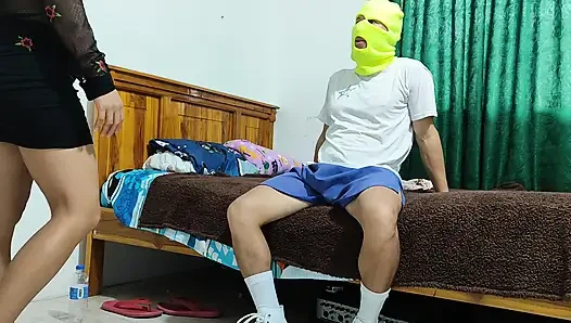 PERVERTED INFIDELITIES!! STEPMOTHER MAKES STEPSON FEEL GUILTY TO FUCK HIM WHILE HER HUSBAND IS AWAY