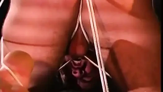 Asian Mistress ties up her slave